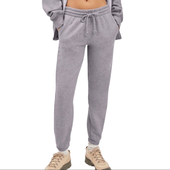 Aritzia TNA Cozy AF Grey Sweatpants Womens Small - Picture 1 of 5